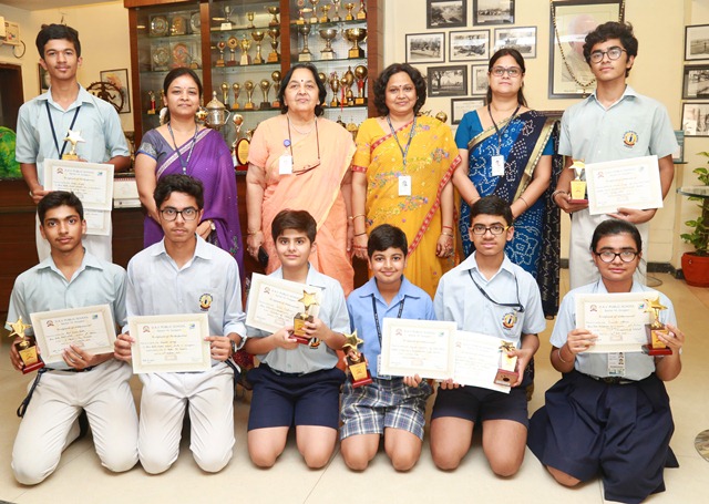 Blue Bellians brought Laurels in Inter-School Competition